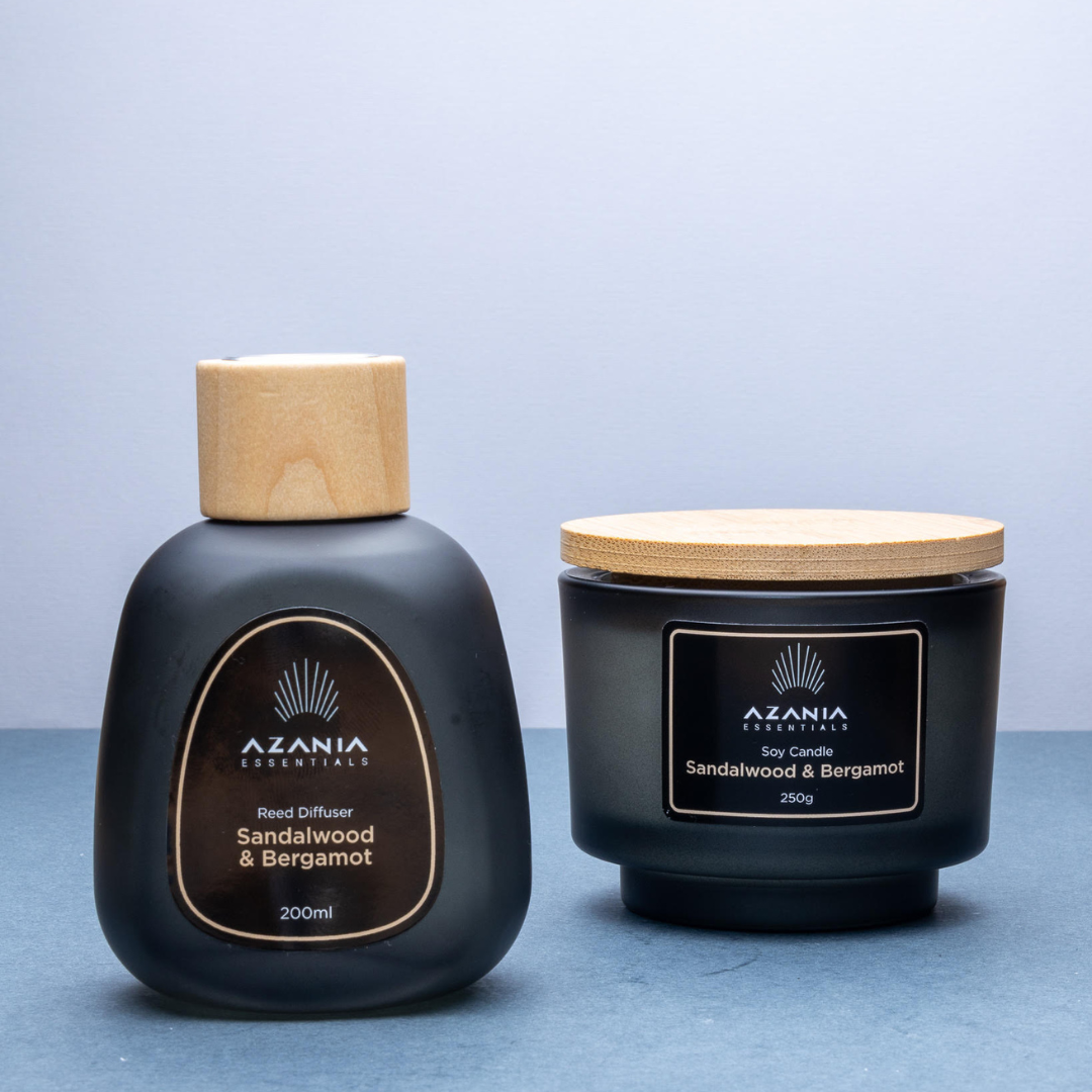 Natural 100% Soy Candle and Reed Diffuser Set 2