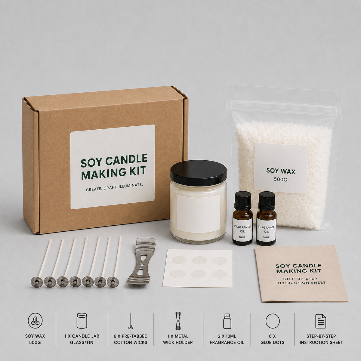 Candle Making Starter Kit - Soy